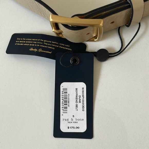 Rag & Bone Boyfriend Belt-Dune Size S - Picture 7 of 13